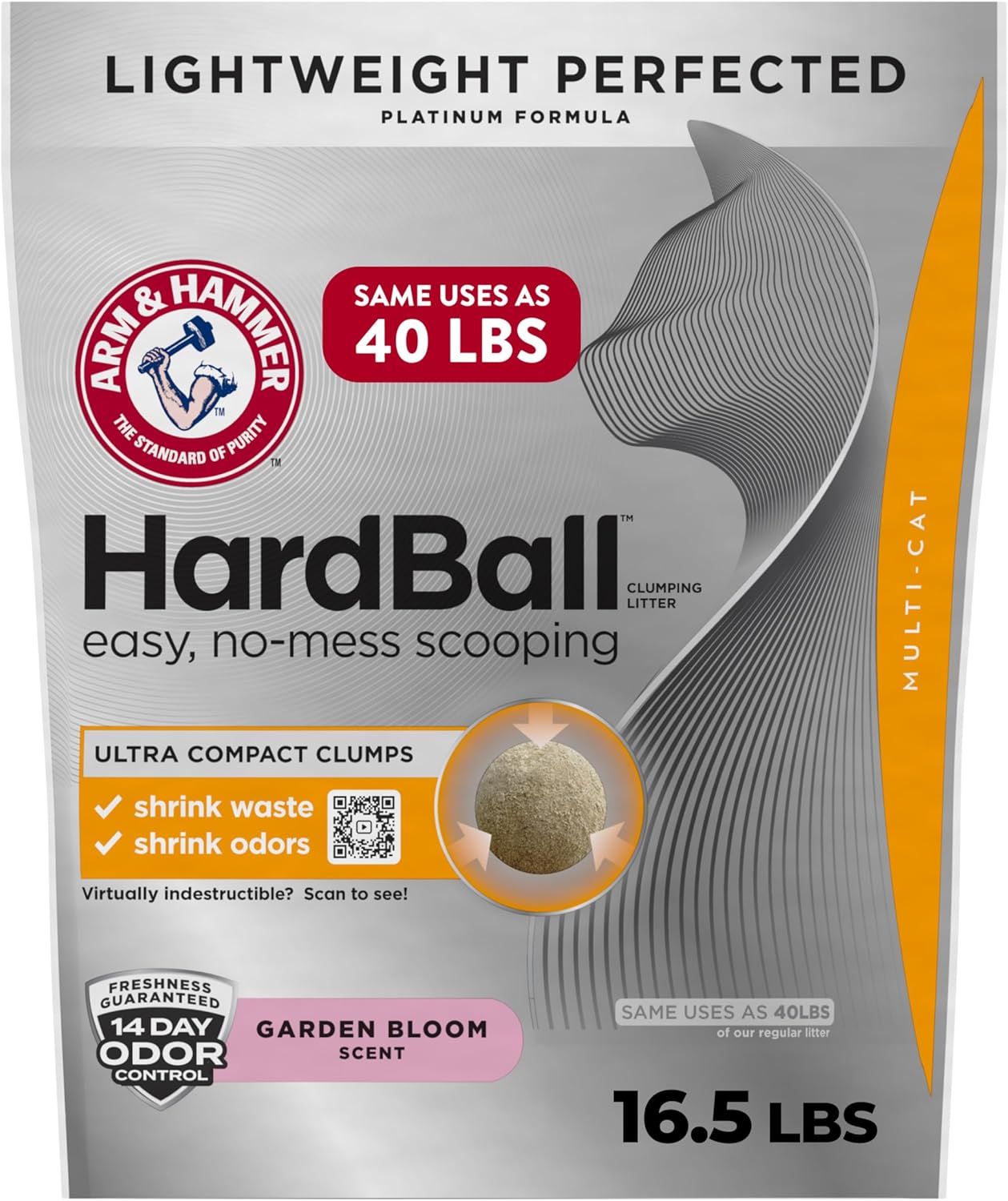 Arm & Hammer Cloud Control Platinum cat litter package