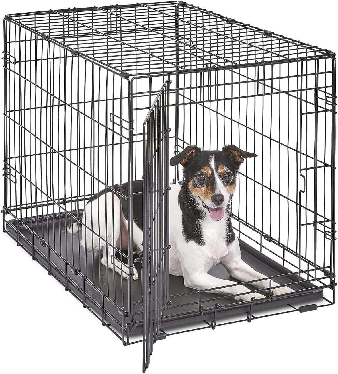 MidWest folding metal dog exercise pen with door for outdoor use
