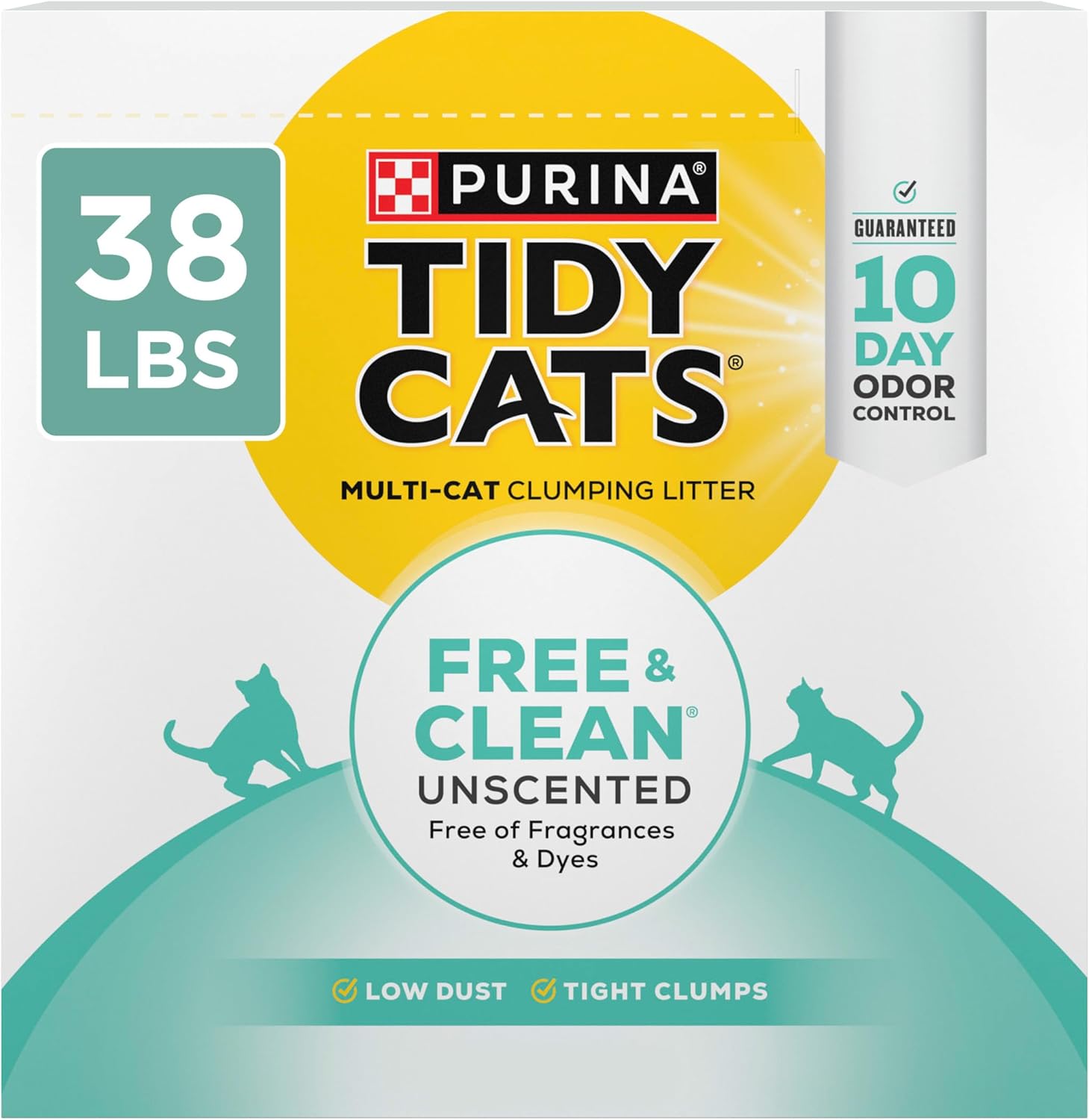 Tidy Cats Free & Clean Unscented clumping litter