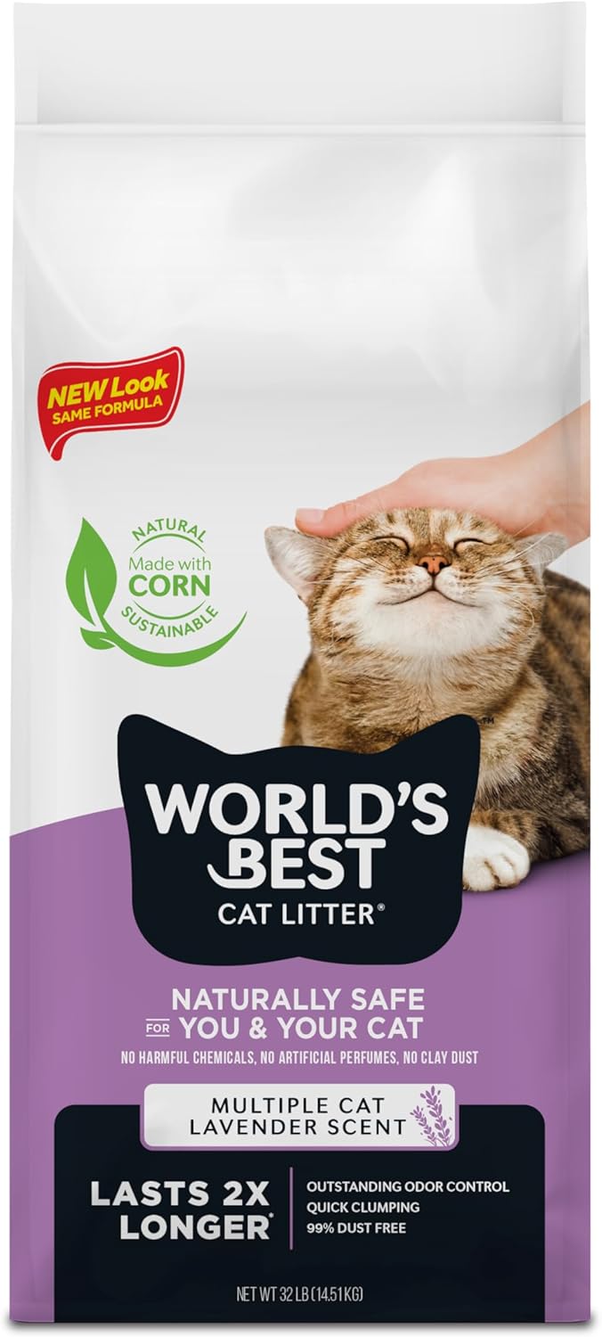 World's Best Cat Litter Multiple Cat Clumping formula